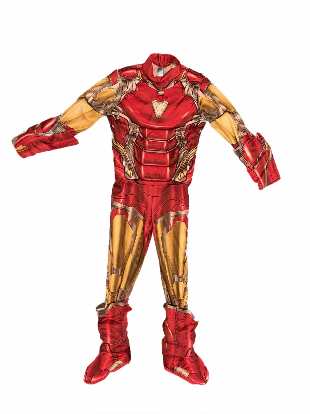 Red and Gold Kids Superhero Costume